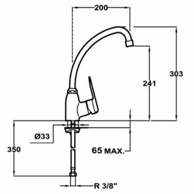 Grifo Teka IN912 Cromado (1)