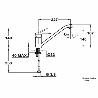 Grifo Teka IN913 Cromado (1)