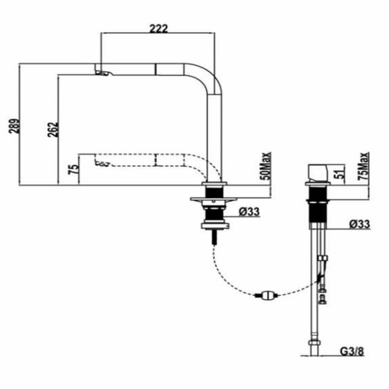 Grifo Teka AUK983 Cromado (1)