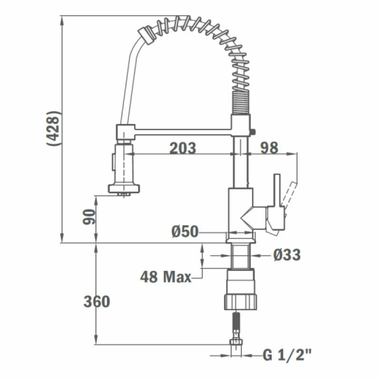 Grifo Teka IN939 Cromado (1)