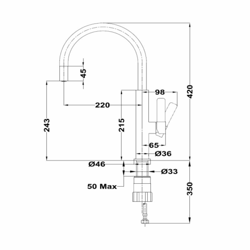 Grifo Teka TOP FOT995 Negro (1)