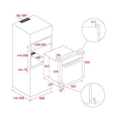 Horno integrable Teka HSB645S Inox (1)