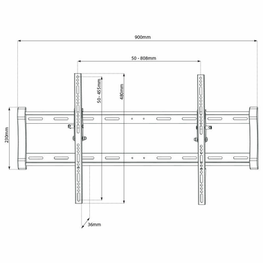 Soporte TV Vivanco BTI 6080 (1)