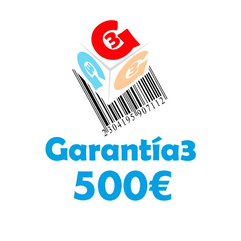 Amplia 2+3 años la garantia por 500 WEBSHOP