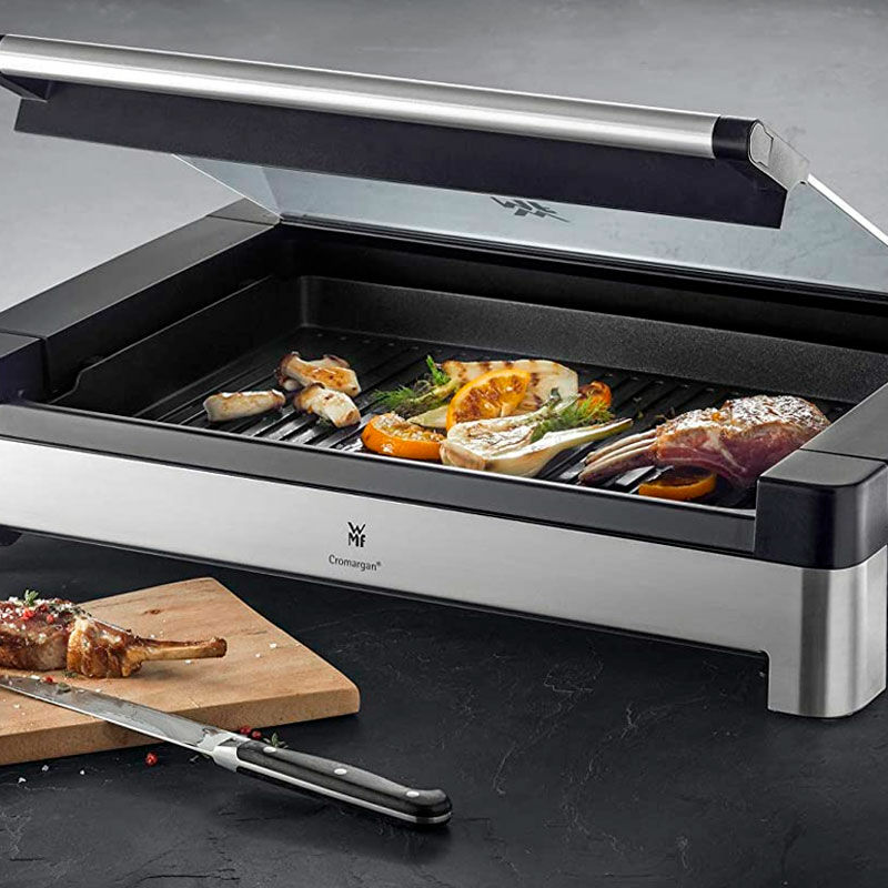 Plancha Grill eléctrica WMF Lono Tapa Cristal (1)