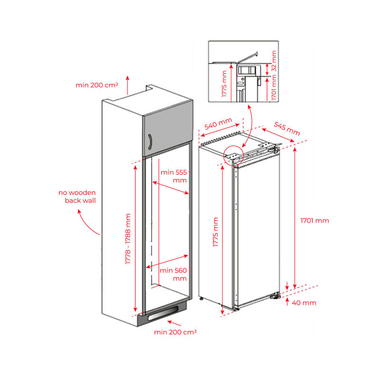 Congelador integrable Teka RSF73360 FI (1)