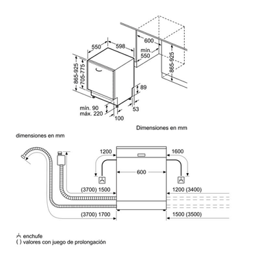 Lavavajillas Balay 3VH6330SA 60 cm (1)