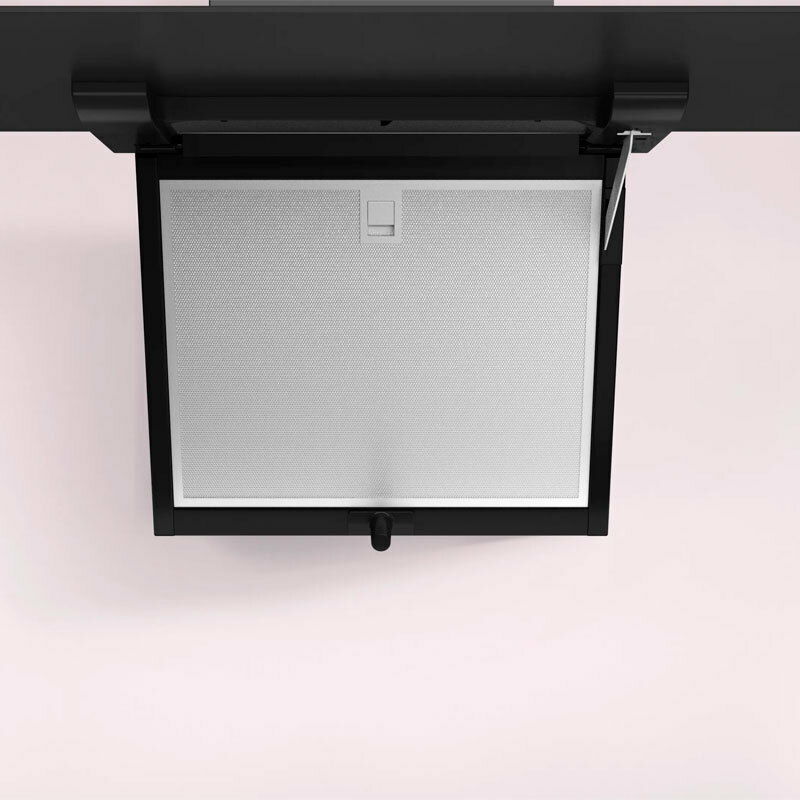 Campana de pared Balay 3BC587GNH Cristal Negro 80 cm (5)