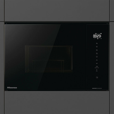 Microondas integrable Hisense BIM325GI63DBG Cristal Negro (8)