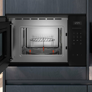 Microondas integrable Siemens BE525LMB1 Cristal Negro (2)