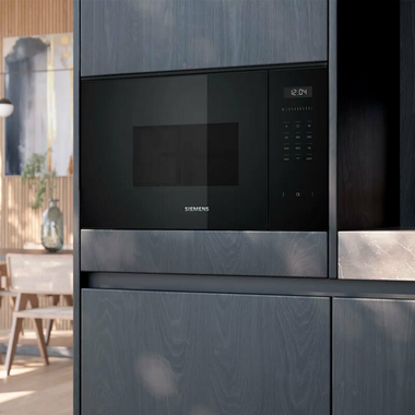 Microondas integrable Siemens BE525LMB1 Cristal Negro (4)