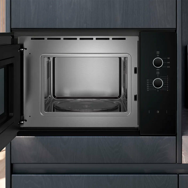 Microondas integrable Siemens BF520LMA1 Cristal Negro (2)