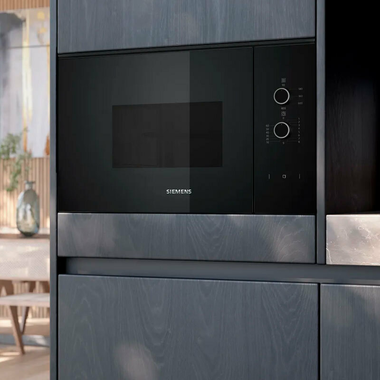 Microondas integrable Siemens BF520LMA1 Cristal Negro (4)