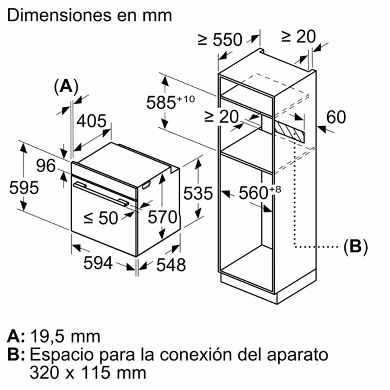 Horno Balay 3HA5829N3 Cristal Negro (1)