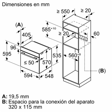 Horno Balay 3HB5000N3 Cristal Negro (1)