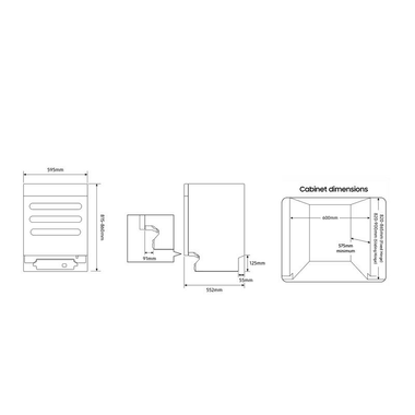 Lavavajillas integrable Samsung DW60DG790I00U1 60 cm (1)