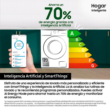 Lavasecadora Samsung WD11DG5B15BEEC 11Kg (5)