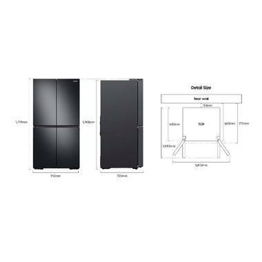 Frigorífico Americano Samsung RF59C70TES9/ES Inox (1)