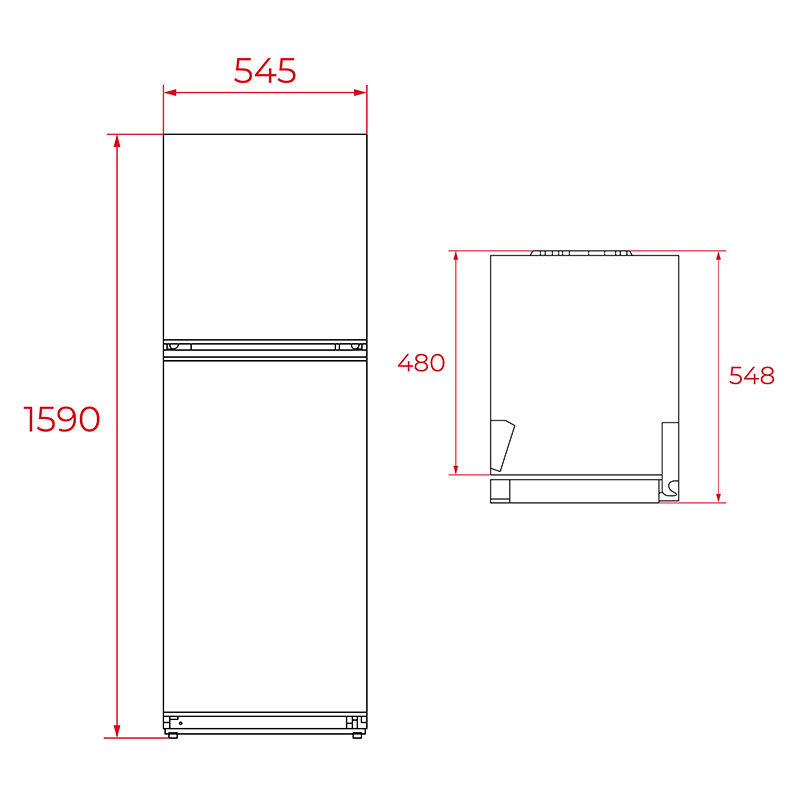 Frigorífico 2 Puertas Teka RTF3210 Blanco (1)