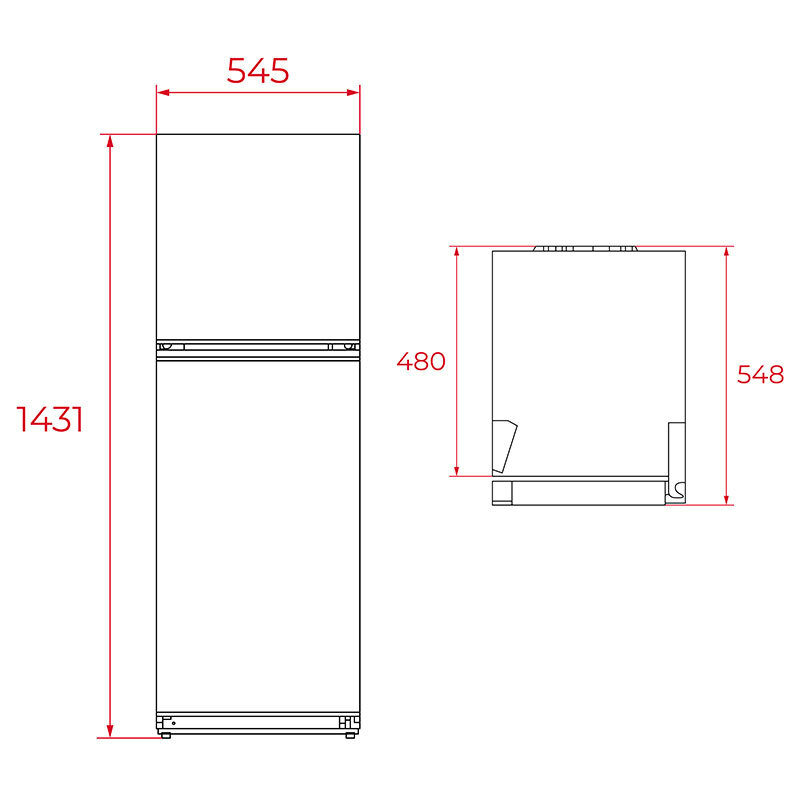 Frigorífico 2 Puertas Teka RTF2510 Blanco (1)