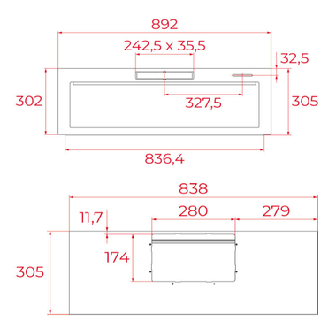 Campana integrable Teka GFI93030KOS Inox 90 cm (1)