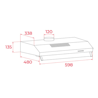 Campana convencional Teka CX63130 Inox 60 cm (1)
