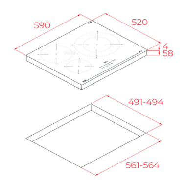 Placa Inducción Teka IBC63110SSMBK 60 cm (1)