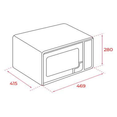 Microondas Teka MWEFS23G Negro (1)