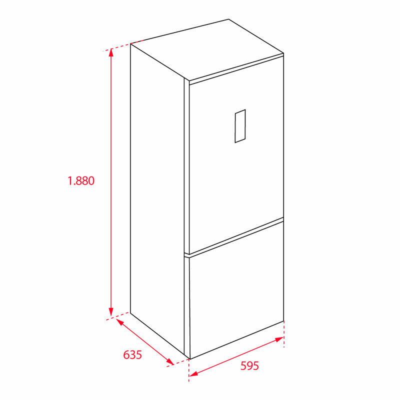 Frigorífico Combi Teka NFL345C Inox (1)