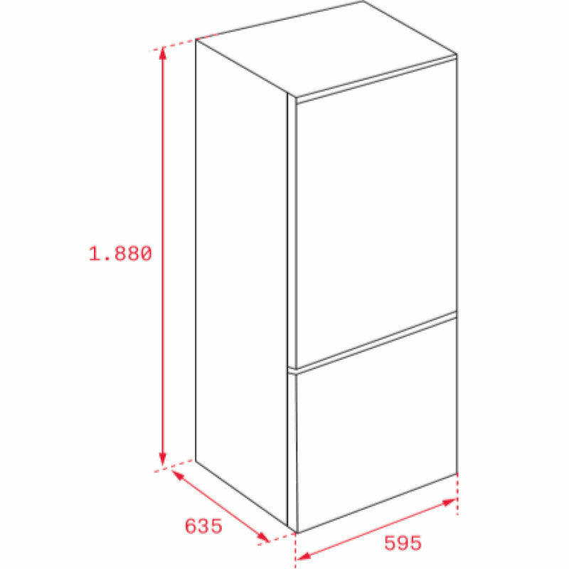Frigorífico Combi Teka NFL342C Inox (1)