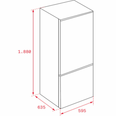 Frigorífico Combi Teka NFL342C Inox (1)