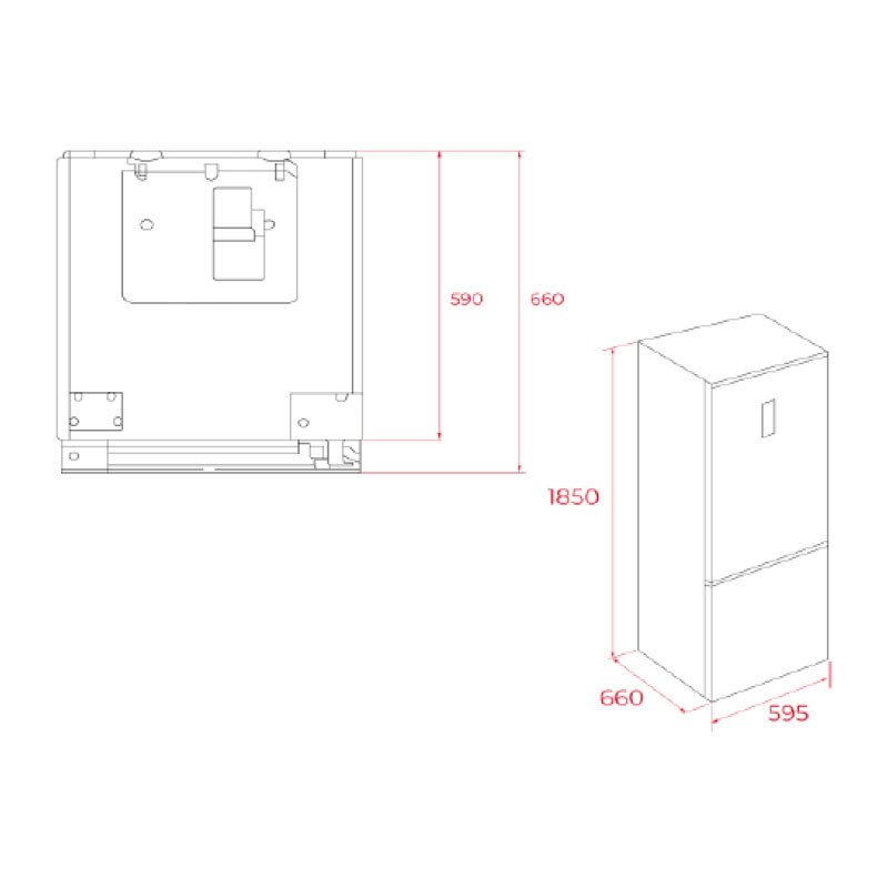 Frigorífico Combi Teka RBF74650 Inox (1)