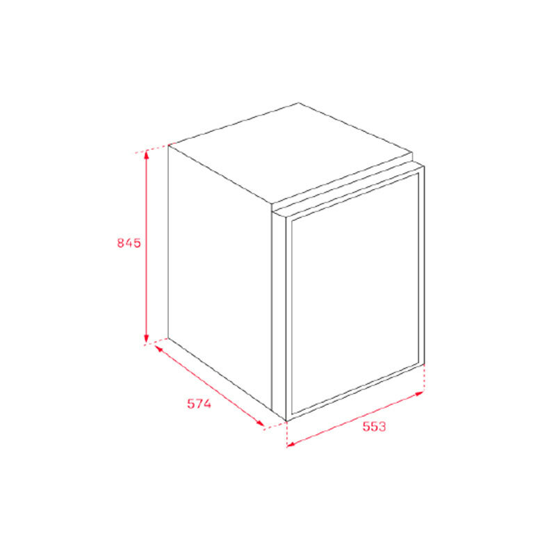 Frigorífico 1 Puerta Teka RSL10130 Blanco (1)