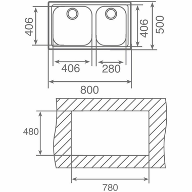 Fregadero Teka CLASSIC 2C80 (2)
