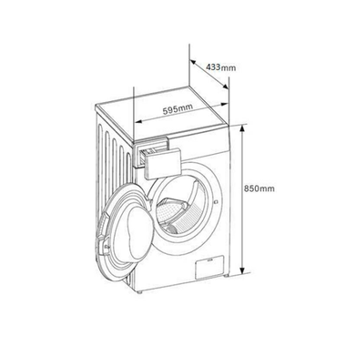 Lavadora MideaMF100W60/1/W-ES 6Kg (1)