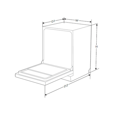 Lavavajillas Midea MFD60S080X-ES 60 cm (1)