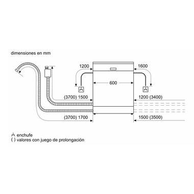 Lavavajillas Bosch SMS4ECW28E 60 cm (1)