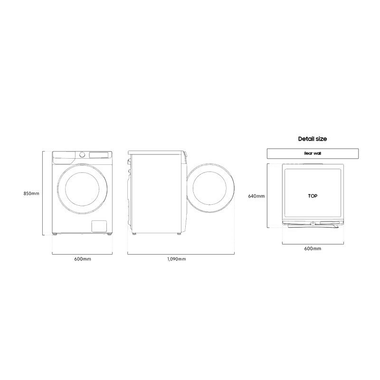 Lavasecadora Samsung WD90DG6B85BBU3 9Kg (1)