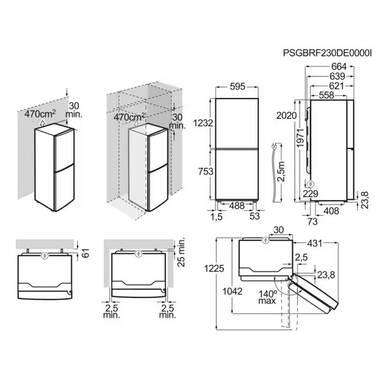 Frigorífico Combi AEG ORC7P361CX Inox (1)
