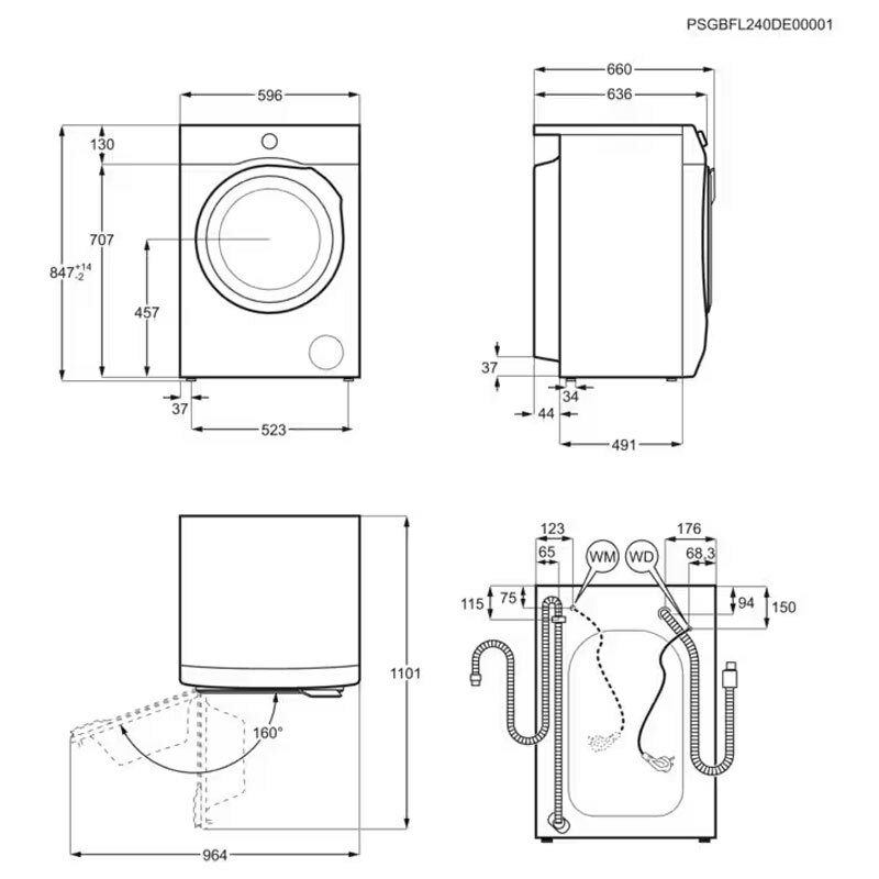 Lavadora AEG LFR7394O4V 9kg (1)