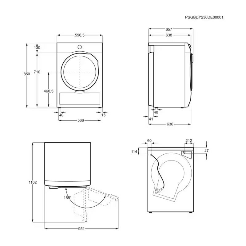 Secadora AEG TR719G4PB 9Kg (1)