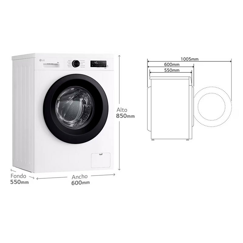 Lavadora LG F4X1009NWK 9Kg (1)