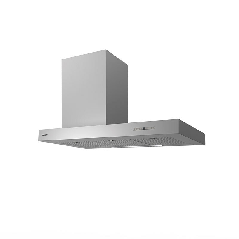 Campana decorativa Esquina Cata Gala L Inox 90 cm (2)