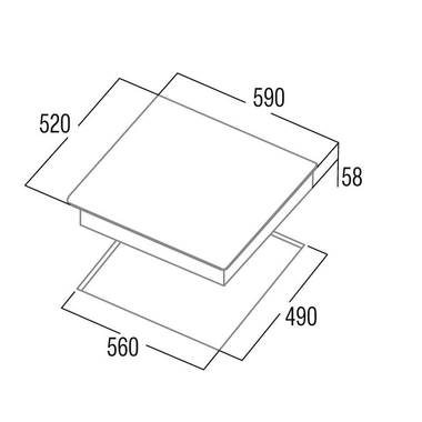 Placa Inducción Cata IBS6303E2BK 60 cm (1)