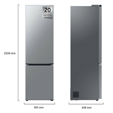 Frigorífico Combi Samsung RB38C7AGWS9/EF Inox (1)