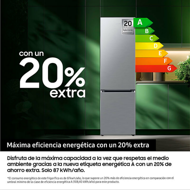 Frigorífico Combi Samsung RB38C7AGWS9/EF Inox (3)