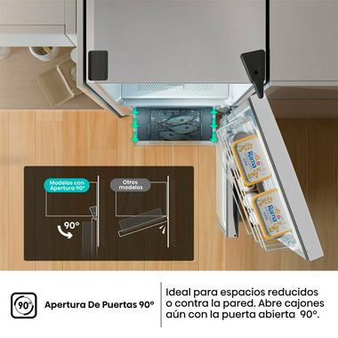 Frigorífico Combi Hisense RB329N4AWE Blanco (5)