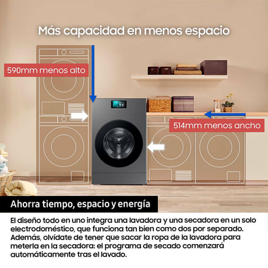 Lavasecadora Samsung WD18DB8995BZT2 18Kg (2)