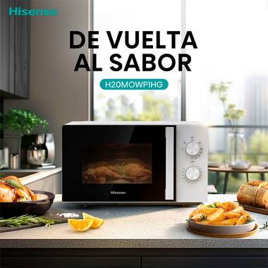Microondas Hisense H20MOWP1HG Negro (5)