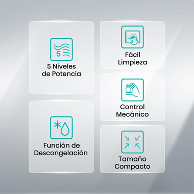 Microondas Hisense H20MOWP1 Blanco (2)